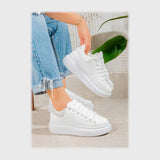 حذاء سنيكرز حريمى فوندي خيط مستورد ونعل PVC حقن الوان متعدده كل المواسم من باريس - k-5