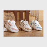 حذاء سنيكرز اطفالى فوندي جلد إسكاي مستورد ونعل PVC حقن الوان متعددة جميع المواسم من إس آند كيه يويو ميكس - k-77