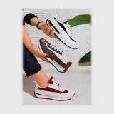 حذاء سنيكرز حريمى فوندي إسكاي مستورد ونعل PVC حقن الوان متعددة جميع المواسم من ان ستايل - k117