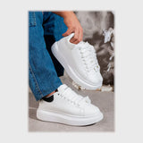 حذاء سنيكرز رجالى فوندي خيط مستورد ونعل PVC حقن الوان متعدده كل المواسم من باريس - lx-2