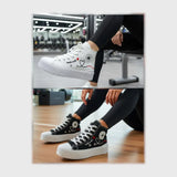 حذاء سنيكرز حريمى فوندي جلد إسكاي مستورد ونعل PVC حقن الوان متعددة جميع المواسم من توب تو - m-28