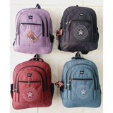 Al Yamany Backpack for Unisex, Linen - Multicolor