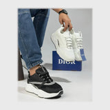 حذاء سنيكرز رجالى فوندي جلد إسكاي مستورد ونعل PVC حقن الوان متعددة جميع المواسم من لابتوب - m3