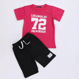 طقم قطعتين رسمة رقم 72 بناتى براسولا قطن الوان متعددة صيفي من باجي - p11