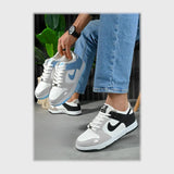 حذاء سنيكرز رجالى فوندي جلد إسكاي مستورد ونعل PVC حقن الوان متعددة جميع المواسم من لابتوب - sb61