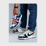 حذاء سنيكرز رجالى فوندي جلد إسكاي مستورد ونعل PVC حقن الوان متعددة جميع المواسم من لابتوب - sb65