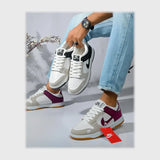 حذاء سنيكرز رجالى فوندي جلد إسكاي مستورد ونعل PVC حقن الوان متعددة جميع المواسم من لابتوب - sb71