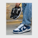 حذاء سنيكرز رجالى فوندي جلد إسكاي مستورد ونعل PVC حقن الوان متعددة جميع المواسم من لابتوب - sb77