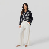 قميص مطبوع رسومات حريمى بوبلين بيبر تاتش مستورد مشكل الوان صيفى من كلوب سيلفي - se-12
