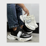 حذاء سنيكرز رجالى فوندي جلد إسكاي مستورد ونعل PVC حقن الوان متعددة كل المواسم من ستوك - sk-817