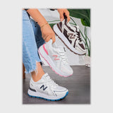 حذاء سنيكرز حريمى فوندي إسكاي مستورد ونعل PVC حقن الوان متعددة جميع المواسم من ان ستايل - sr-504