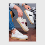 حذاء سنيكرز رجالى فوندي إسكاي مستورد ونعل PVC حقن الوان متعددة جميع المواسم من ان ستايل - sr517