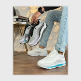 حذاء سنيكرز رجالى فوندي جلد إسكاي مستورد ونعل PVC حقن الوان متعددة جميع المواسم من لابتوب - t115