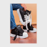 حذاء سنيكرز رجالى فوندي خيط مستورد ونعل PVC حقن الوان متعدده كل المواسم من باريس - tc-1