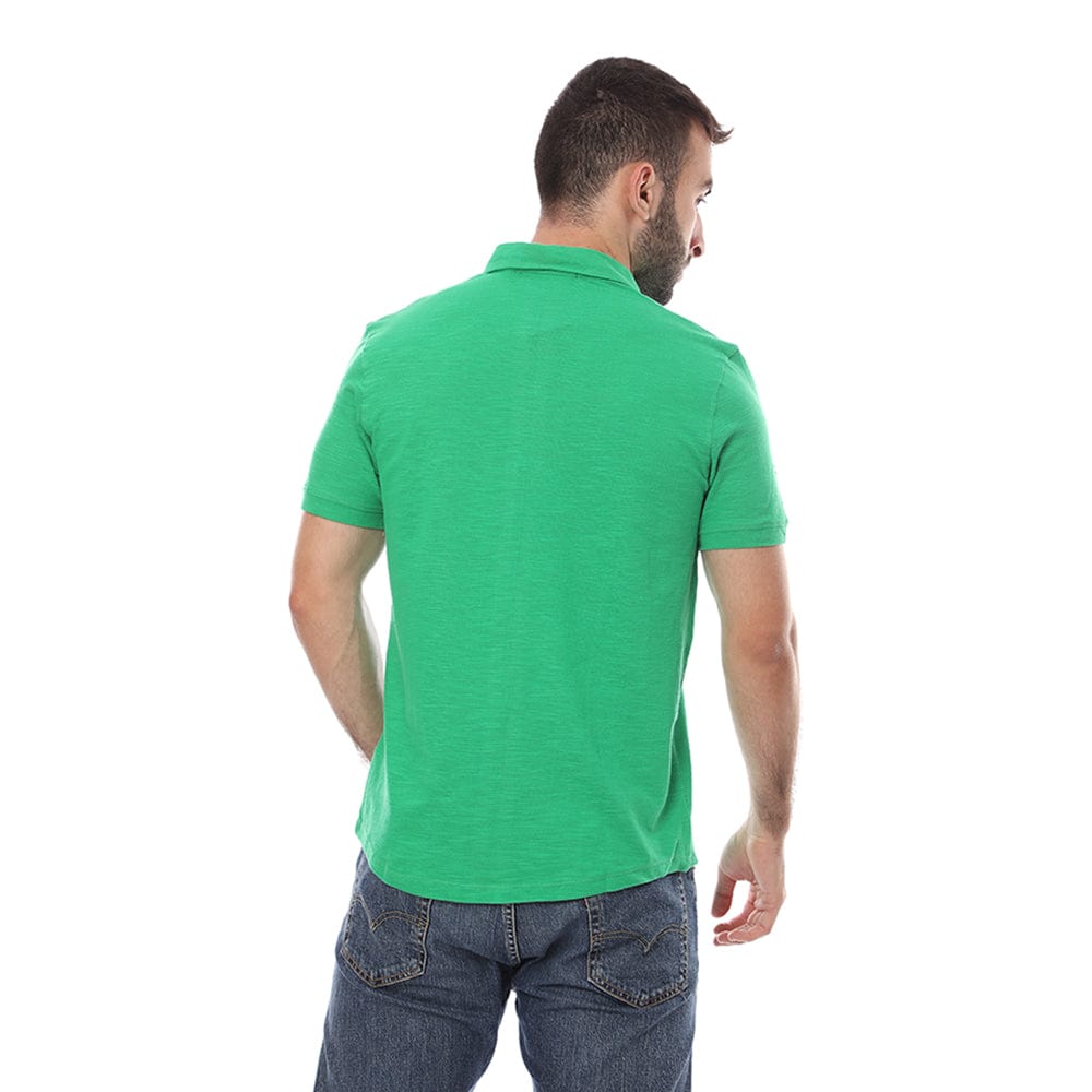 قميص أكمام قصيرة من ميفن رجالي قطن مبرد، أخضر