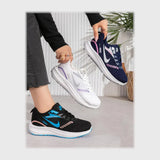 حذاء سنيكرز حريمى فوندي تريكو خيط مستورد ونعل PVC حقن الوان متعددة جميع المواسم من فيكتور - vrw74