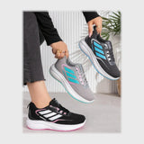 حذاء سنيكرز حريمى فوندي تريكو خيط مستورد ونعل PVC حقن الوان متعددة جميع المواسم من فيكتور - vrw75