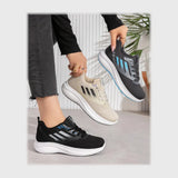 حذاء سنيكرز حريمى فوندي تريكو خيط مستورد ونعل PVC حقن الوان متعددة جميع المواسم من فيكتور - vrw76