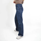 بنطلون ستريت حريمي جينز رباعيه قطن 100 % كحلي غامق جميع المواسم من ايجي وير جينز - wlg03-465-darkblue