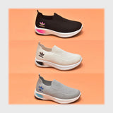 حذاء سنيكرز حريمى فوندي تريكو خيط مستورد ونعل PVC حقن الوان متعددة جميع المواسم من باندا - xp296