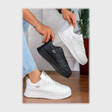 حذاء سنيكرز رجالى فوندي جلد إسكاي مستورد ونعل PVC حقن الوان متعددة جميع المواسم من إس آند كيه يويو ميكس - z-1128n