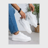 حذاء سنيكرز رجالى فوندي جلد إسكاي مستورد ونعل PVC حقن الوان متعددة جميع المواسم من إس آند كيه يويو ميكس - z-1161