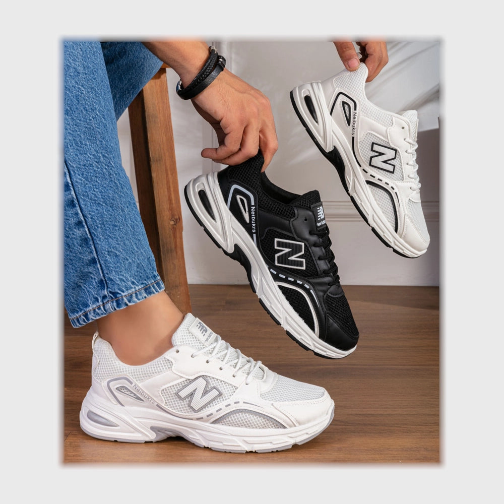 حذاء سنيكرز رجالى فوندي جلد إسكاي مستورد ونعل PVC حقن الوان متعددة جميع المواسم من إس آند كيه يويو ميكس - z-1178nbs