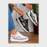 حذاء سنيكرز رجالى فوندي جلد إسكاي مستورد ونعل PVC حقن الوان متعددة جميع المواسم من إس آند كيه يويو ميكس - z-470nn