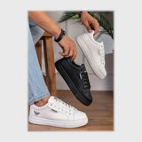 حذاء سنيكرز رجالى فوندي جلد إسكاي مستورد ونعل PVC حقن الوان متعددة جميع المواسم من إس آند كيه يويو ميكس - z-7029