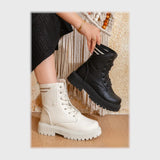 حذاء سنيكرز حريمى فوندي جلد إسكاي مستورد ونعل PVC حقن الوان متعددة جميع المواسم من كيو آر شوز - z27