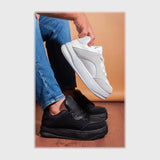 حذاء سنيكرز رجالى فوندي خيط مستورد ونعل PVC حقن الوان متعددة كل المواسم من باريس - zr-1