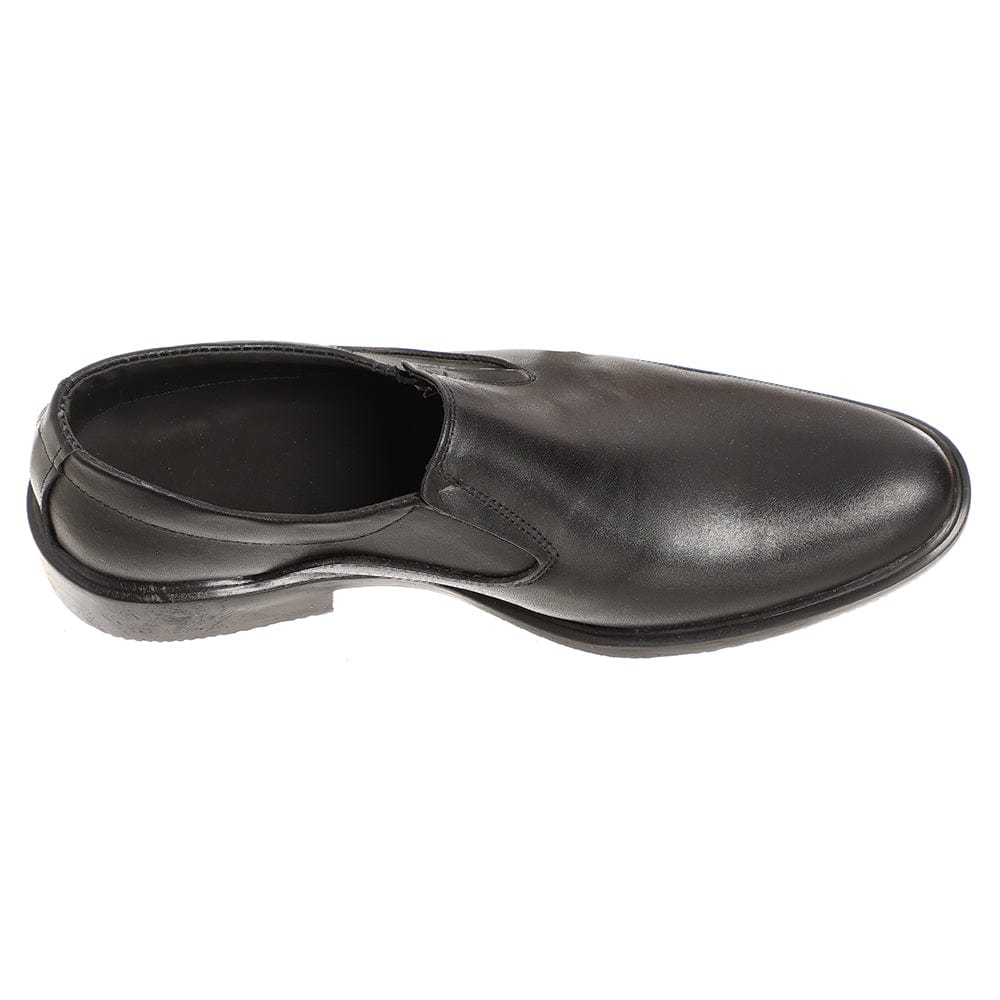 حذاء كلاسيك من سمارت فت رجالي جلد طبيعي، أسود (7041128202376)