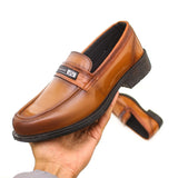 حذاء كلاسيك من نيو بوي رجالي جلد سكاي ، بيج