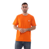 Osama Tex Round Neck T-shirt for Men, Summer Milton - Orange