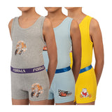 Forma Brand Printed Underwear Set for Boys, Cotton/Elastane - Multicolor