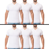 Forma Brand V-neck Undershirt for Men, Cotton/Elastane - Multicolor