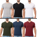 Forma Brand V-neck Undershirt for Men, Cotton/Elastane - Multicolor