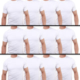 Forma Brand Crew Neck Undershirt for Men, 100% Cotton - Multicolor