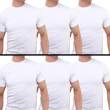 Forma Brand Crew Neck Undershirt for Men, 100% Cotton - Multicolor