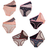 Forma Brand Printed Panties for Women, Cotton/Elastane - Multicolor