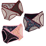 Forma Brand Printed Panties for Women, Cotton/Elastane - Multicolor