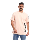 Leo Printed Round-neck T-shirt for Men, 100% Cotton - Simon