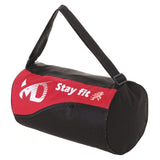 MD Sport Cylindrical bag for Men/Women, WaterProof Fabric - Red